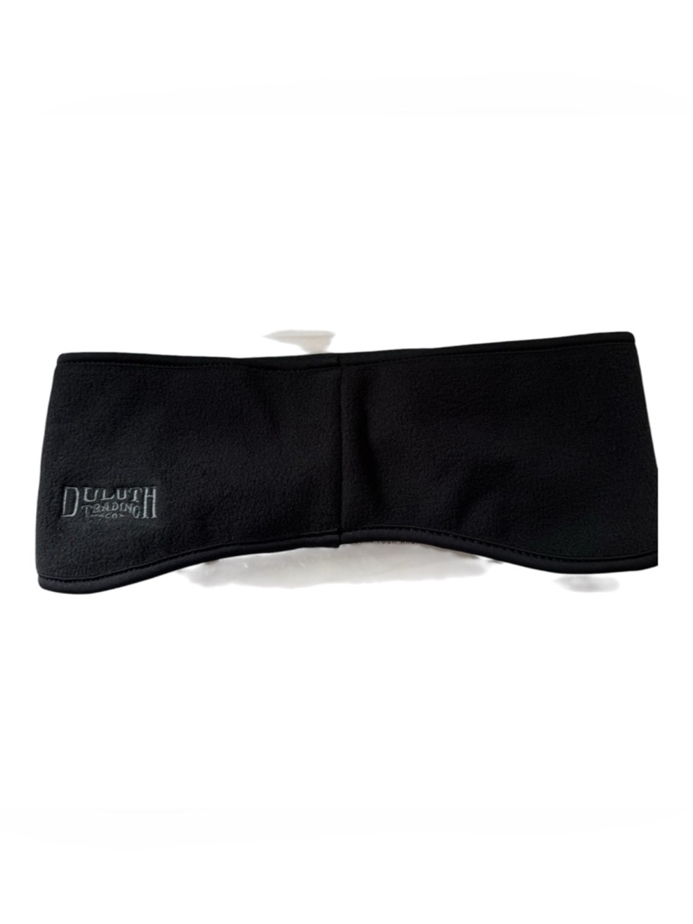Duluth Trading Co Fleece Ear Warmer Headband Black Size M/L New‎